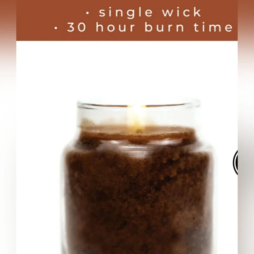 NUTMEG & SPICE -A Cheerful Giver Baby Jar Single Wick Candle, 6 oz